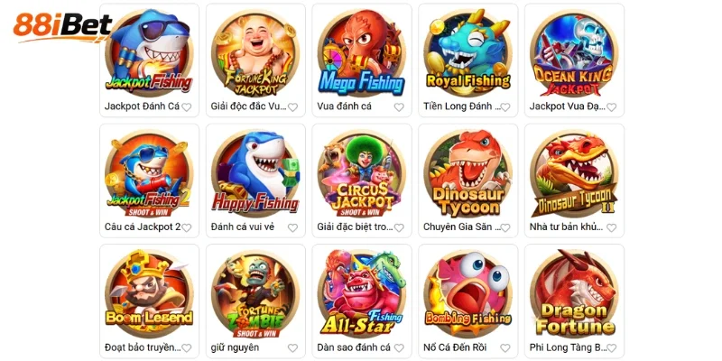 88ibet Bắn cá đổi tiền thật từ boss